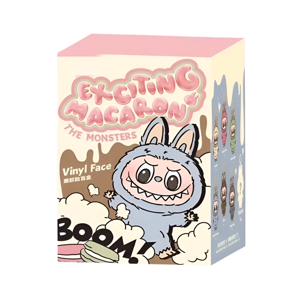 Original Labubu Popmart X The Monsters Vinyl Face X Exciting Macaron